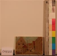 04822a.jpg; 04822; Oude Mannen en Vrouwenhuis; tegel