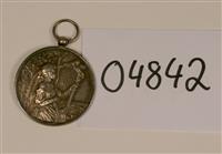 04842a.jpg; 04842; medaille, vaandel van de kinderoperette; medaille
