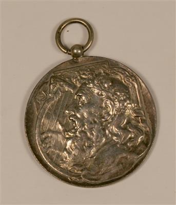 04843b.jpg; 04843; Medaille, vaandel van de kinderoperette; medaille