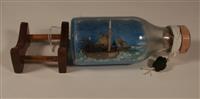 04868c.jpg; 04868; flessenscheepje "Boomschuit ZV I, 1885"; scheepjesfles