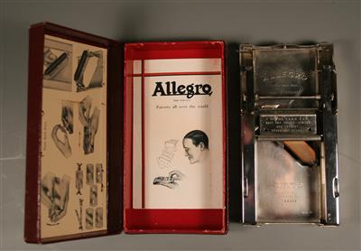 04874b.jpg; 04874; Allegro: automatisch Slijp-en Aanzetapparaat voor scheermesjes; scheergerei