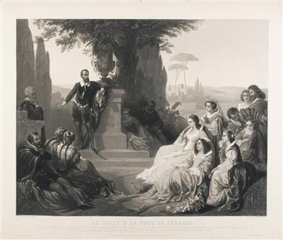 05182b.jpg; 05182; Le Tasse à la cour de Ferrare; kunst