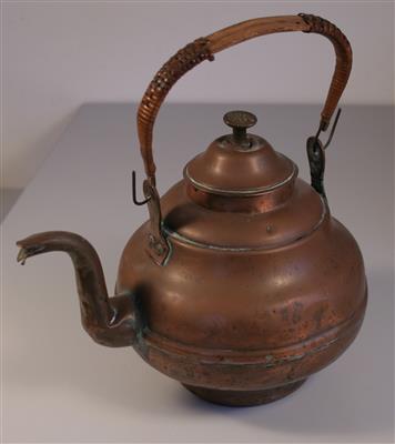 05191b.jpg; 05191; Koperen theepot; Theepot