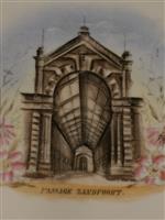 05250c.jpg; 05250; Sierbord Passage Zandvoort; bord