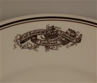 05272c.jpg; 05272; Bord Cafe-Restaurant Zomerlust Zandvoort; Serviesgoed