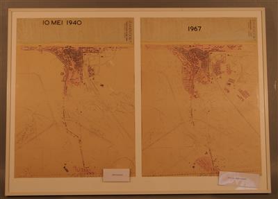 06705.jpg; 06705; Plattegronden van Zandvoort uit 1940 en 1967; landkaart