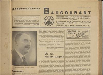 132758.jpg; 132758; Jaargang Zandvoortsche Badcourant 1939; drukwerk