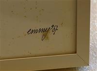 132776b.jpg; 132776; tekening, gezicht op Zandvoort; dorpsgezicht