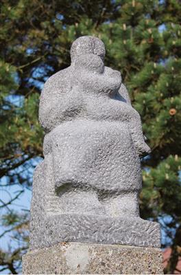 23021.jpg; 23021; Moeder en kind; beeld