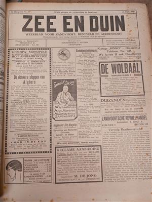 ce522b06-c1c7-42fd-8a16-c603666bae34.jpg; 21926; zee en duin 6e jaargang 2 juni 1928 tm 25 mei 1929; krant