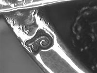 11545_2.bmp; 11545; miniatuur zilveren klapstoeltje; miniatuurmeubel