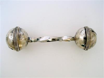 11563.jpg; 11563; zilveren halter rammelaar; rammelaar