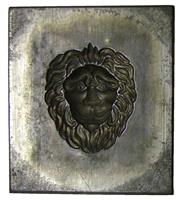 11972_2.jpg; 11972.01=02; Stempel van leeuwenkop (matrijs/patrijs); stempel
