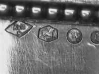 13234_B.bmp; 13234; Zilveren briefopener; briefopener