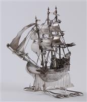 14935.1-03.jpg; 14935; Miniatuur zeilschip; miniatuur zeilschip